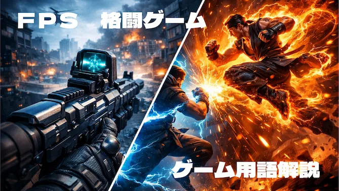 ゲーム用語集初心者向け解説｜FPS・格闘ゲーム基本用語まとめ