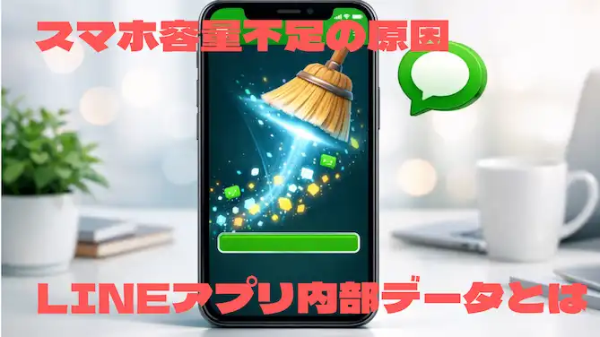 スマホ容量不足の原因｜見落としがちなLINEアプリ内部データとは